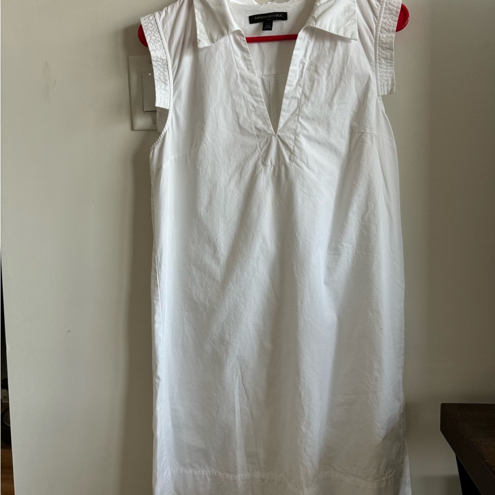 Banana Republic Petite White Dress XS